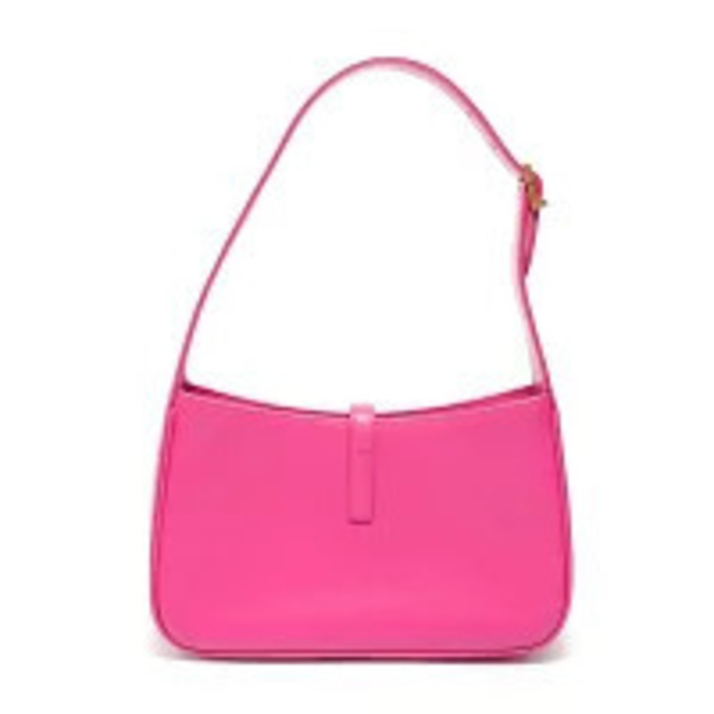 Saint Laurent Yves YSL Le Cassette Leather Shoulder Bag Pink